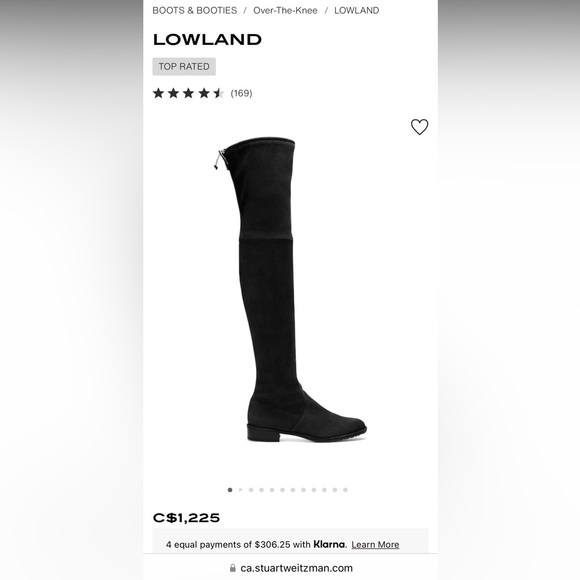 ❌SOLD❌ Stuart Weitzman Lowland Over the Knee Boots - Picture 5 of 6